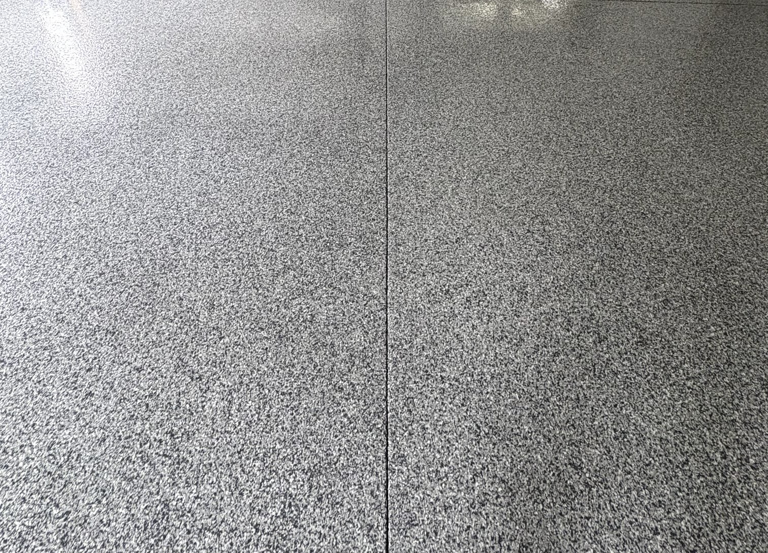 Finished Glosstek flake floor